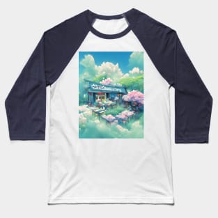 Japanese Cute High Tea Cafe Hopping Coffee Treats Lofi Chilling Hiphop Lover Baseball T-Shirt